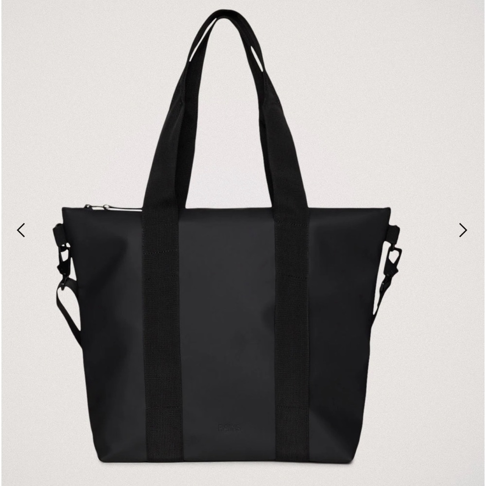 RAINS waterproof tote black